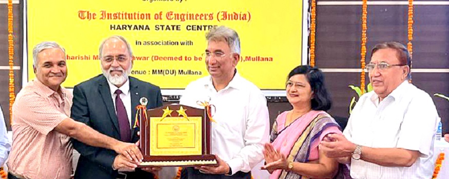 Eminent Engineering Personality Award presented to Prof. (Dr) Baldev Setia, Director, PEC