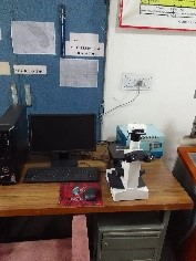 Inverted type Metallurgical Microscope (with image analysis software)