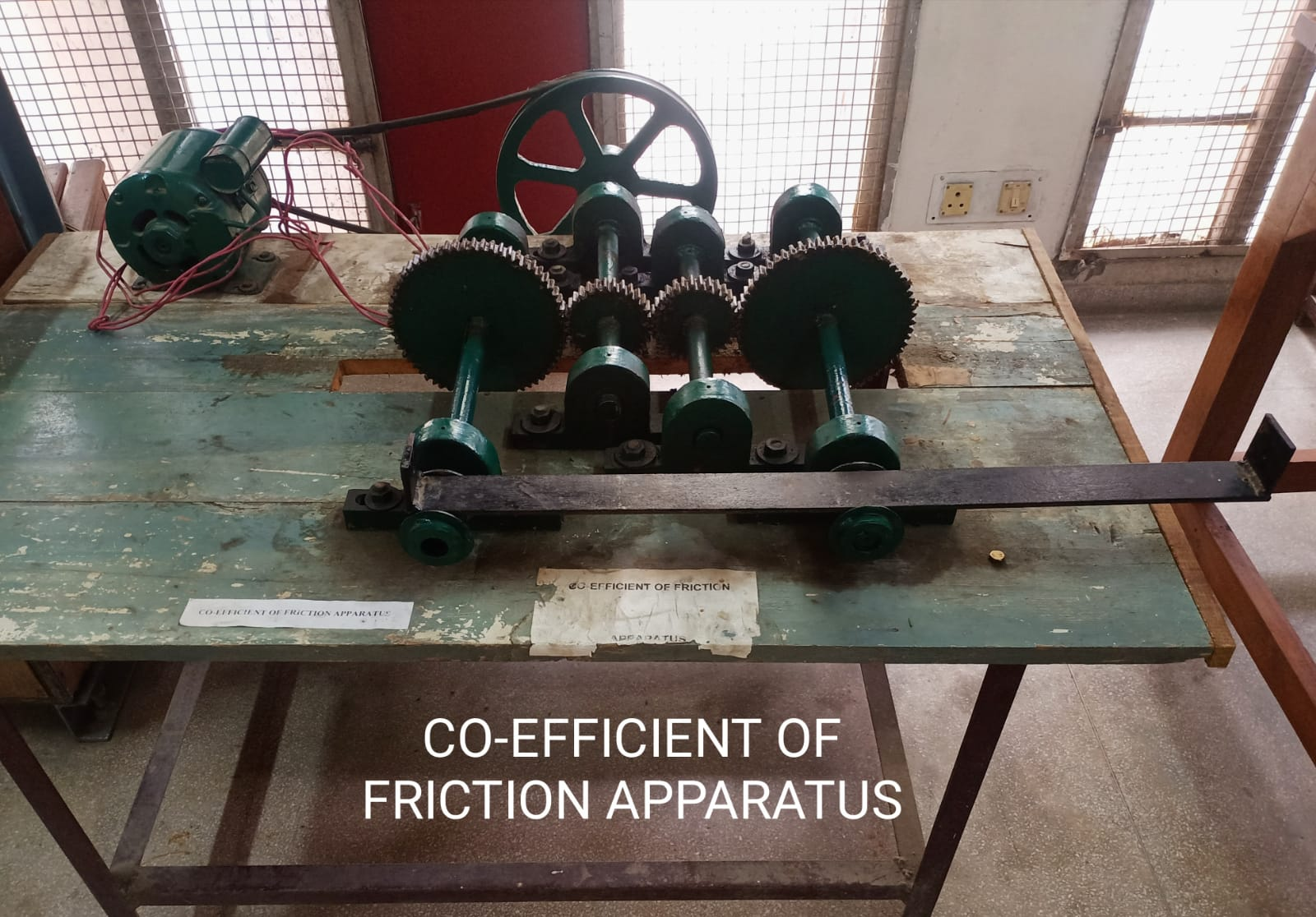 Co – Efficient of Friction Apparatus