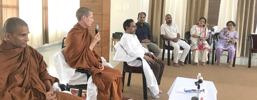 PEC Hosts Buddhist Monks for Session