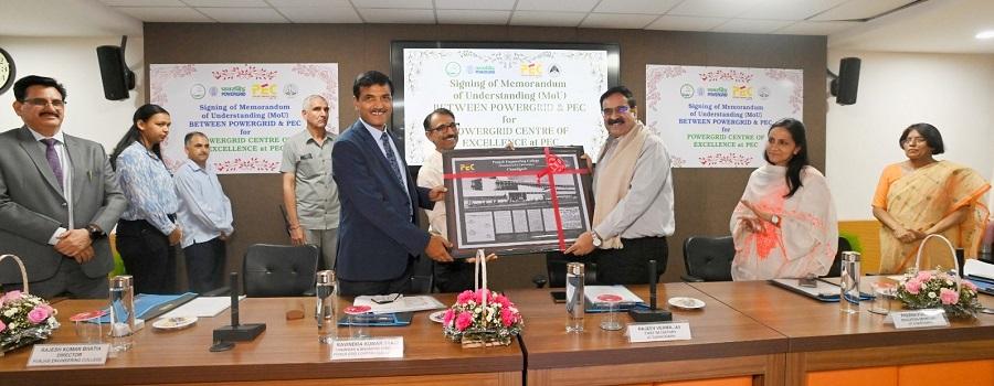 POWERGRID Inks an MoU with PEC, Chandigarh for Establishment of ...