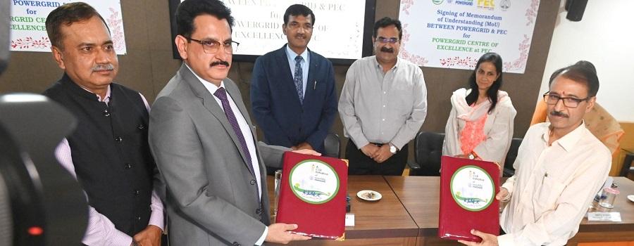 POWERGRID Inks an MoU with PEC, Chandigarh for Establishment of ...