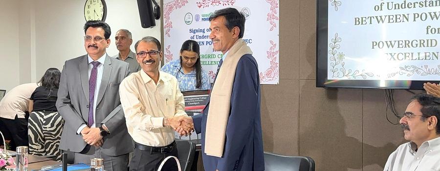 POWERGRID Inks an MoU with PEC, Chandigarh for Establishment of ...