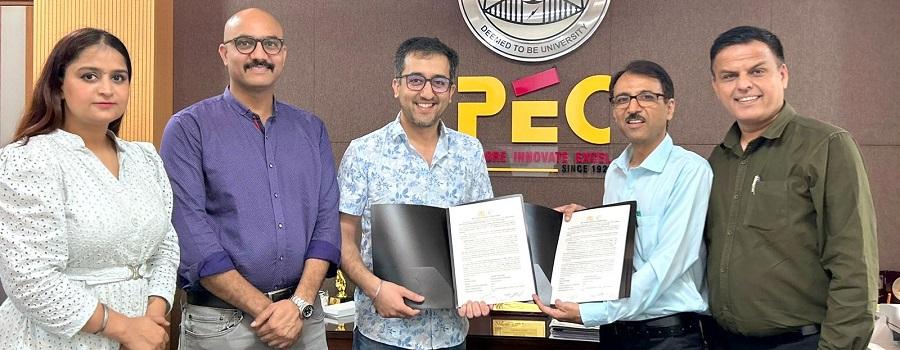 PEC Alumni Mr. Pulkit Sharma made a generous Contribution to Student ...