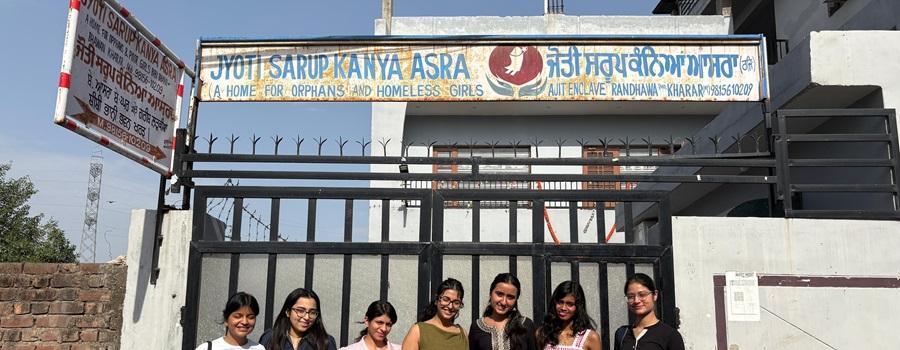 Rotaract’s Visit to Jyoti Sarup Kanya Asra Society