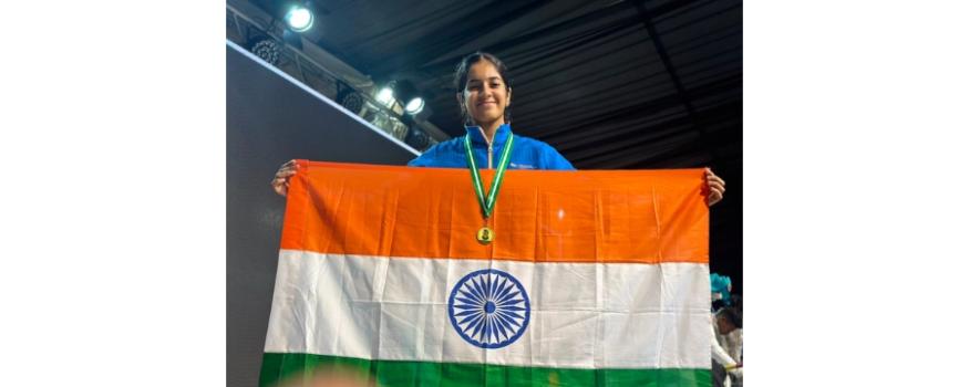 Pranshi Arora Wins Gold Medal