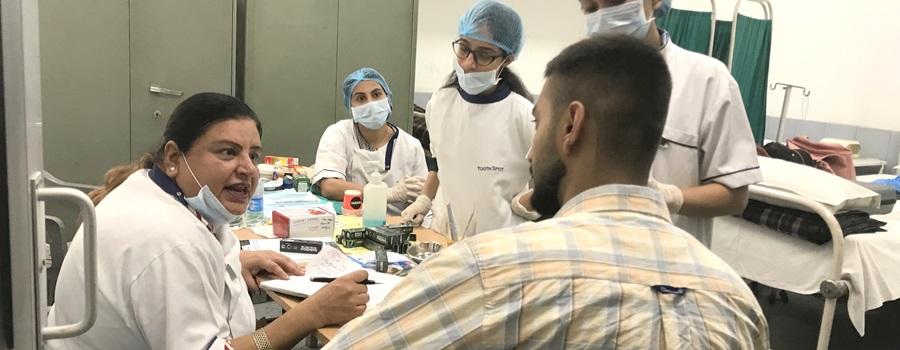 PEC NSS Unit Hosts Mega Health Camp