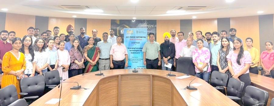 Seminar on “Emerging Sustainable Technologies for Healthcare”