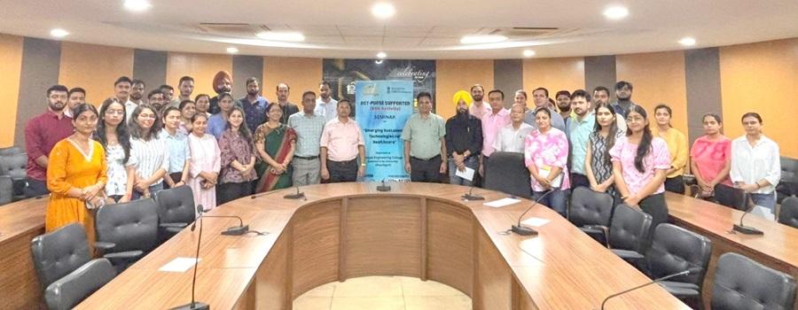 Seminar on “Emerging Sustainable Technologies for Healthcare”