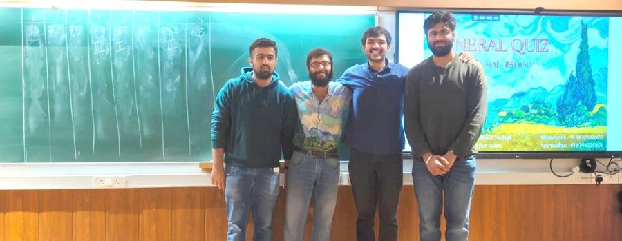 PEC Students Win First Prize in General Quiz at Insomnia