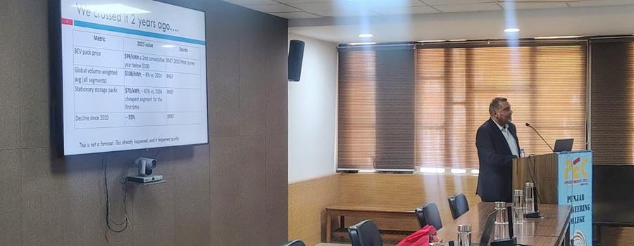 PEC Organises the 9th Dr. J. K. Arora Memorial Lecture.