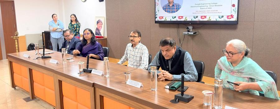 PEC Signs MoU with Family of Late Shri Sudhir Gupta
