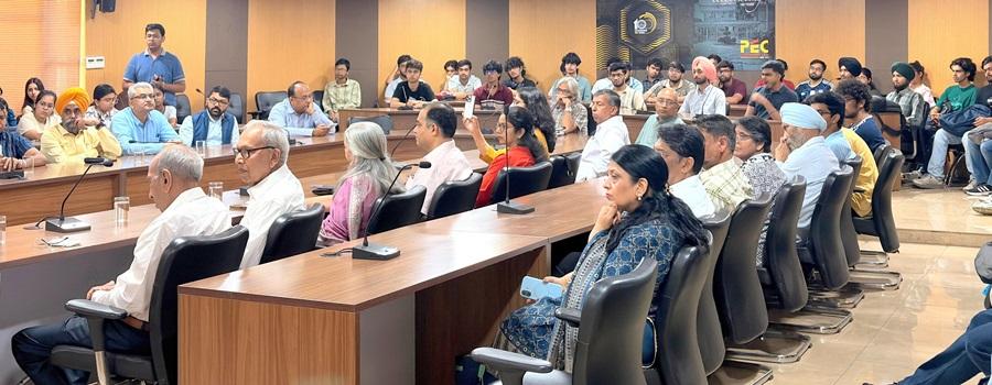 PEC Signs MoU with Family of Late Shri Sudhir Gupta