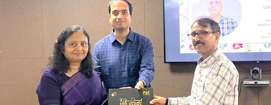 PEC Signs MoU with Family of Late Shri Sudhir Gupta