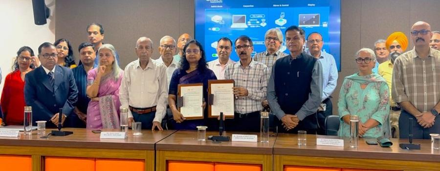 PEC Signs MoU with Family of Late Shri Sudhir Gupta