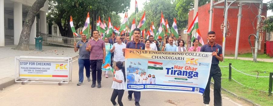 Prabhat Pheri organized at PEC