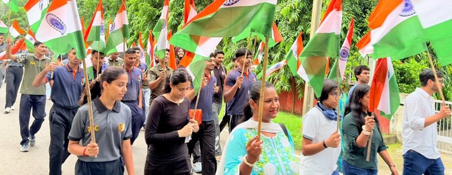 Prabhat Pheri organized at PEC