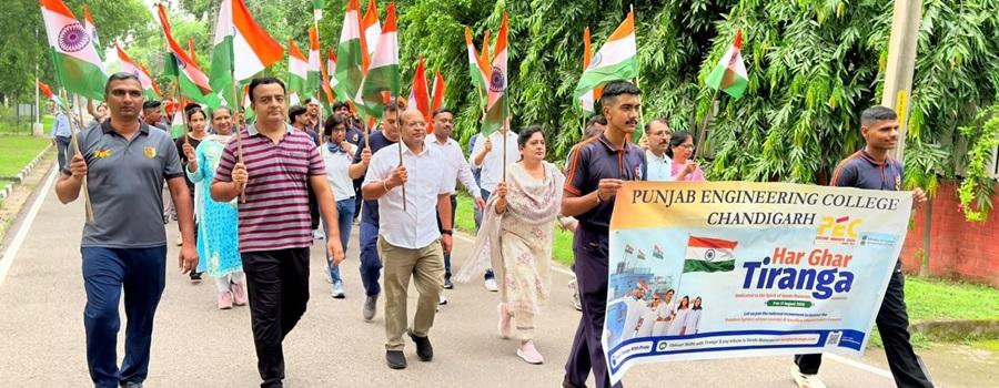 Prabhat Pheri organized at PEC