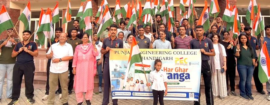 Prabhat Pheri organized at PEC