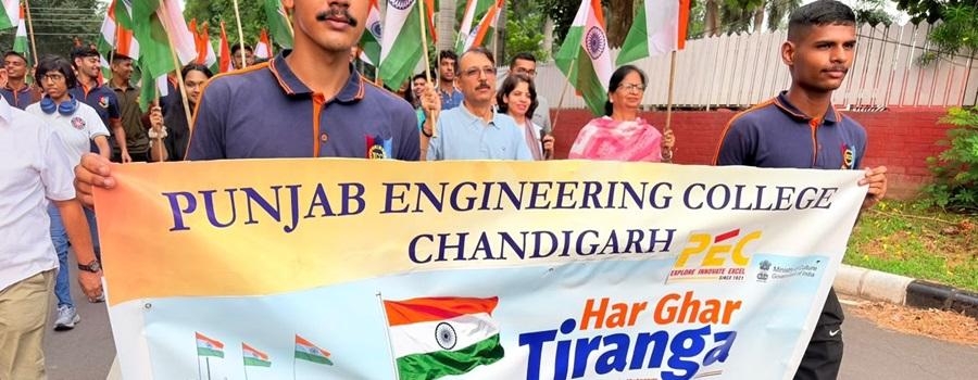 Prabhat Pheri organized at PEC