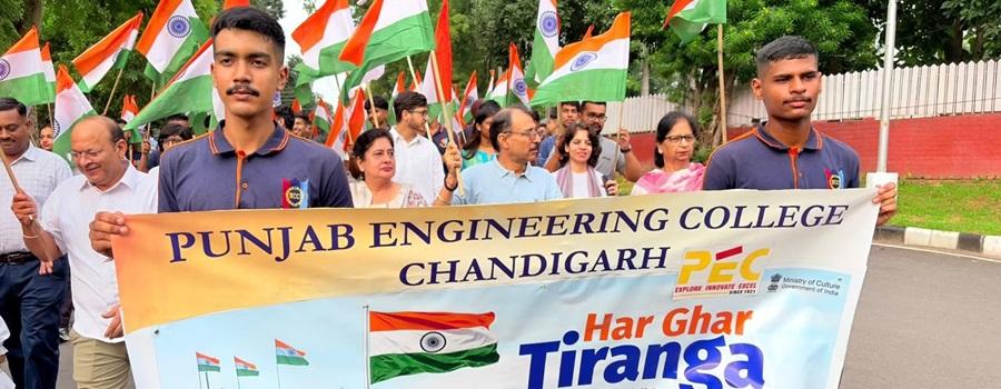 Prabhat Pheri organized at PEC