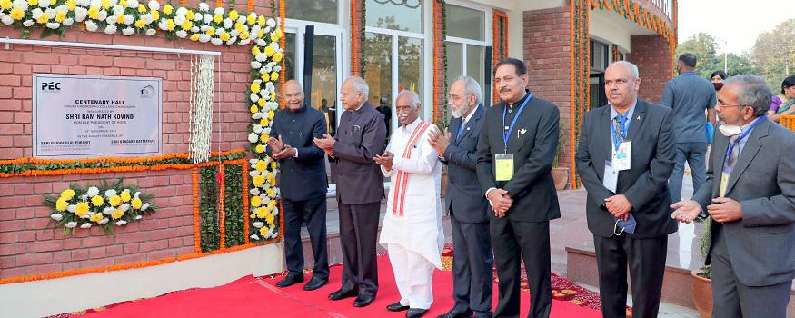 President of India graces PEC Centenary Year Celebrations