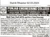 Vacancy Requirements at PEC Chandigarh