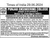 Admission Notice for four Reserved Categories of B.Tech 