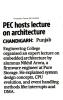 PEC hosts an Expert Lecture on Embedded Architecture