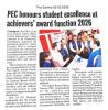 DSA Office of PEC Organised Achiever's Award Function 2026